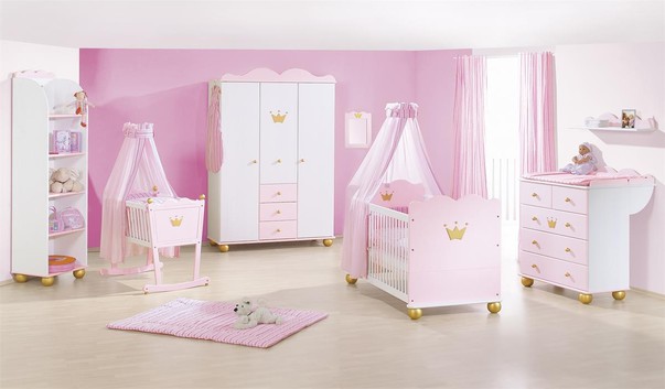Ružové odtiene detského nábytku