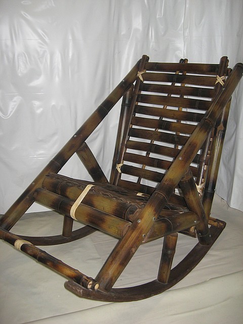 Šūpuļkrēsls no bambusa
