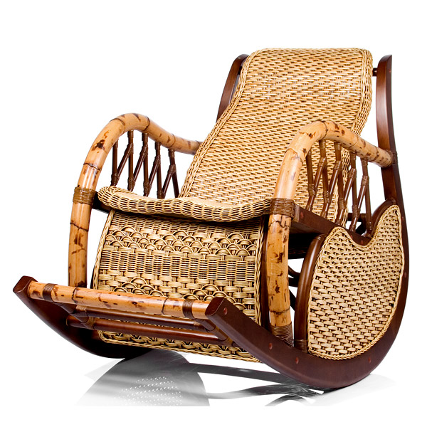 Pīts šūpuļkrēsls bambusa